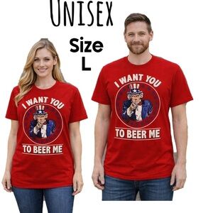 Unisex graphic short sleeve T-shirt sz L